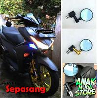 Gambar Spion Jalu Vespa Matic Bulat CNC Variasi Motor Beat Nmax PCX CB 100 Mio Aerox motor Custom - Merah dari AMS variasi_NEW undefined 1 Tokopedia