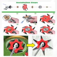 Gambar PISAU POTONG RUMPUT BULAT 2697 ALDO / Mata Pisau Mesin Potong Rumput 6 Blade Ukuran 10" in dari RUMAH TEKNIK DAN PERKAKAS undefined 2 Tokopedia
