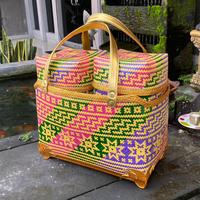 Gambar Tas Keben Set 4 Klasik Bahan Kulit Bambu Mix Warna - No 1 dari Decocraft Bali_NEW undefined 1 Tokopedia