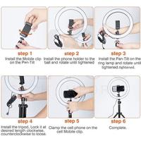 Gambar Tripod 2.1m+Ringlight 20cm/26cm/33cm Tripod2.1m full set lampu selfie,ngonten,livestreaming Led - Tripod 2.1m+ringlight 20Cm dari TOPAZ GADGETZ STORE undefined 5 Tokopedia