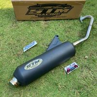 Gambar Knalpot Standar Racing luster v1 Model Shijiro Original STM Out 50 mm Bor Boran 3x4 In 26-28 Beat Mio Vario Nmax Pcx Aerox Scoopy karbu Mio M3 Mio Cocok Di Motor Kirian Bor up Suara Engger Zeus - Beat Karbu dari Stmracingmuffler undefined 1 Tokopedia