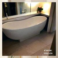 Gambar Bathtub Terrazzo Model Lengkung Nuansa Bali - 100cm dari exoticterazo undefined 1 Tokopedia
