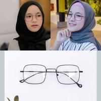 Gambar Frame Kacamata Korea , Kacamata Baca , Kacamata Minus , Kacamata Nissa Sabyan dari aminahshoperr undefined 5 Tokopedia