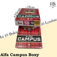 Gambar Buku Tulis ALFA Campus Boxy Isi 10 Buku 50 Lembar - Alat Tulis Kantor/ATK Murah Medan dari halimstationerymedan undefined 1 Tokopedia