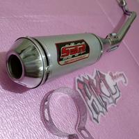 Gambar Knalpot racing Fanterra buat motor=Revo lama,revo absolute,revo fi/new,Prima,star,grand/legenda,Supra 100/lama,Supra x 125 old/new,Supra fit old/new,Kharisma,kirana.Sudah satu set Besi - c70, Rcb dari Hklracing undefined 5 Tokopedia