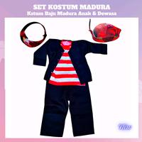 Gambar SET KOSTUM MADURA ANAK/BAJU ADAT MADURA/MADURA ANAK  Fashion Pakaian - SET MADURA 2-3 tahun dari Nrv. gallery undefined 1 Tokopedia