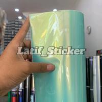 Gambar skotlet mobil lake green to gold bahan tinggi 152cm stiker mobil hijau lembayung gold - per setengah meter dari Latif Sticker_NEW undefined 2 Tokopedia