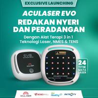 Gambar EVOLASER Redakan Nyeri & Peradangan Dengan Alat Terapi 3 in 1 Laser + Tens + Nmes - 24 Titik Mata Laser Atasi Nyeri Lutut Punggung Prostat ACULASER EVO Original Gogomall dari Gogomall undefined 1 Tokopedia
