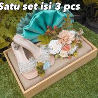 Gambar Kotak seserahan pernikahan dan lamaran model rustick satu set 3 pcs - Kayu isi 3 pcs dari DLL Minimalis undefined 4 Tokopedia