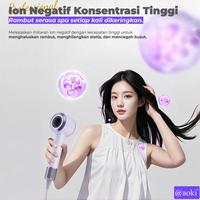 Gambar AOKI Hair Dryer 1400W IonCare | Cepat Kering 1 Menit | Rambut Panjang & Pendek - Ungu Lavender dari Aoki Official undefined 4 Tokopedia