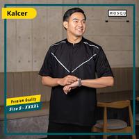 Gambar Mosqu Baju Koko Kalcer List Reflektor V-cut Elegan Lengan Pendek - Hitam, S dari Mosqu ID undefined 3 Tokopedia