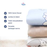 Gambar NAFA BABY - Bedcover Bayi Bantal Guling | Sutra Tencel - MOCCA POLOS dari Kiara Moon undefined 4 Tokopedia