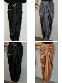 Gambar ROK LILIT BAWAHAN WANITA KONDANGAN - obi leaf hitam dari Syarifa id undefined 1 Tokopedia