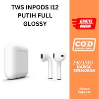 Gambar Earphone I12 Inpods 12 TWS Headset Bluetooth Wireless Putih Glossy With Microphone Android Iphone Pop Up Stereo Hifi Handsfree dari haloplus undefined 1 Tokopedia