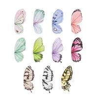Gambar (2 Set - 4 Lembar ) Kertas Buket Butterfly Wings Sayap Kupu Kupu Flower Wrapping Cellophane KB56 - BLUE dari linagifts undefined 2 Tokopedia