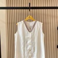 Gambar CLOTIS elo clo2-vest wanita cantik/atasan wanita vest - moka dari Clotis.id undefined 2 Tokopedia