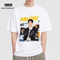 Gambar SEVENTEEN BAND KAOS FASHION MINGYU  T-SHIRT KPOP CASUAL BAJU UNISEX PRINTED TOPS 100% COTTON CLOTHES - Black P005381B, S dari SEMPAKTIKNO undefined 5 Tokopedia