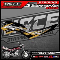 Gambar 597 STRIPING STICKER SCORPIO STEKO - STRIPING STICKER SCORPIO TANGKI KOTAK SIMPLE GRAFIK - ABU ABU, VYNIL dari Hace Striping undefined 3 Tokopedia
