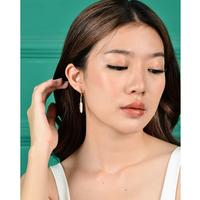 Gambar Panlandwoo - Anting Hoop Panjang Titanium Wanita Golden Leaf - Gold dari Panlandwoo undefined 4 Tokopedia