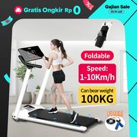 Gambar Treadmill Elektrik eBuy Alat Fitness Latihan Gym Equipment Running Machine Multifungsi Lari Listrik dari eBuy Indonesia undefined 1 Tokopedia