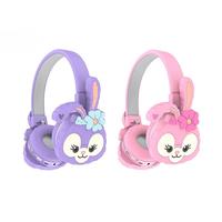 Gambar AH-806 Headset Bluetooth Anak Karakter Lucu Wireless Headphone Mic Earphone Audio Jernih - PINK dari Luckyshop555_NEW undefined 3 Tokopedia