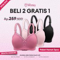 Gambar WIMIU BELI 2 GRATIS 1 BH Wanita Jumbo Bra Wanita Cup C D E Jumbo BH Tanpa Kawat Bra Beha Besar 100120 Bunga Nyaman - random, 46 dari Wimiu undefined 1 Tokopedia