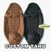 Gambar kulit jok motor CUSTOM TAHU - custom tahu hitam, vario dari agen jok variasi undefined 5 Tokopedia