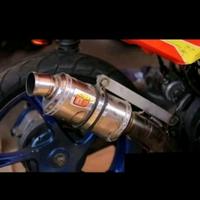 Gambar GT65R Knalpot racing cld c3 mio sporty beat nmax scoopy aerox vario pcx lexi x ride fino dll Motorcycle - Aerox, Bulat (inlet 50mm) dari marfaniu store undefined 3 Tokopedia