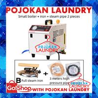 Gambar Setrika Uap Listrik Otomatis Weijie/ Setrika Listrik dengan Roda/Setrika uap Listrik Otomatis/ Industrial Steam Generator Iron/Mesin Steamer Setrika Uap Listrik - Komplit Set Strika dan Selang Teflon dari Pojokan Laundry undefined 5 Tokopedia