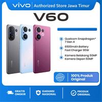 Gambar [NEW LAUNCH] vivo V60 5G 10x Zoom Telephoto, ZEISS Multifocal Potrait, Snapdragon 7 Gen 4, IP68+IP69, vivo AI - Festive Purple, 8/256GB dari Vivo Topsell Authorized Store undefined 1 Tokopedia
