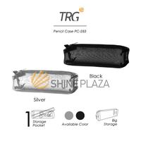 Gambar TRG Mesh Zipper Pencil Case PC-283 - Tempat Kotak Pensil Alat Tulis Jaring TRG - Black dari Shine Plaza undefined 1 Tokopedia