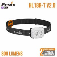 Gambar Fenix Senter Kepala HL18R-T V2.0 Lightweight Trail Running Rechargeable Headlamp LED Cool White + Warm White + Red Light 800 Lumens - PolarNightBlack dari Fenixlight Indonesia undefined 5 Tokopedia
