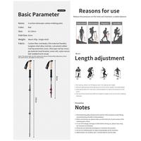 Gambar Trekking Pole Naturehike Carbon NH20DS003 Treking Pole Tracking Pool Poll Tongkat Gunung Outdoor - 2pcs dari Nayaka Outdoor undefined 5 Tokopedia