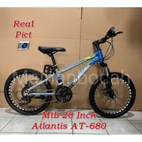Gambar SEPEDA GUNUNG MTB 20 INCH ATLANTIS AT-680 TERBARU - red dari Toko Mainan Bocah undefined 4 Tokopedia