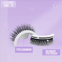 Gambar [TANPA LEM] Bulumata Palsu Tanpa Lem Baisisi Y3 + FREE Pita Perekat Cadangan  | Eyelash | Eye Make Up | Douyin Lash dari Valavi Store undefined 2 Tokopedia