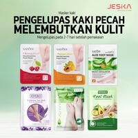 Gambar Efero foot mask masker kaki exfoliating pengelupas kulit mati pecah dan kering aroma lavender - KAKI krmsc lavender dari Jesika Store ID undefined 3 Tokopedia
