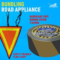 Gambar [Paket Bundling] Safety Triangle Flag + Barricade Tape dari i-Safe Official undefined 1 Tokopedia