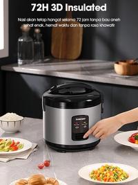 Gambar Samono Rice Cooker SW-RCEC18 Magic Com Teflon Anti Lengket SWRCEC18 dari amac electronic store undefined 3 Tokopedia