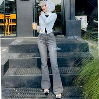 Gambar Highwaist Cutbray Jeans Retro 114 - Celana Jeans Cutbray Premium - RETRO MEDIUM, 34 dari Lookc id undefined 2 Tokopedia