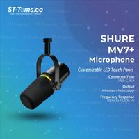 Gambar Shure MV7+ / MV7 Plus MV7+ Kit / MV7 Plus Kit Podcast Microphone Enhanced Audio LED Touch Panel USB-C & XLR Outputs - MV7+ dari ST-Toms.co undefined 1 Tokopedia