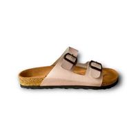 Gambar Melia - Sandal wanita polos casual birken anti slip premium quality - Hitam Cream, 37 dari melia.ofc undefined 3 Tokopedia