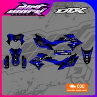 Gambar DECAL STIKER KLX - KLX DTRACKER FULL BODY HOLOGRAM MOTIF PETIR Motor Motorcycle - BIRU MUDA, STANDART dari DIRTWORK.graphix undefined 2 Tokopedia