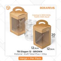 Gambar Box Toples Kue Kering Dus Kemasan Hampers Packaging Cookies | TB Diagon 12 - Brown dari Box Are Us undefined 3 Tokopedia