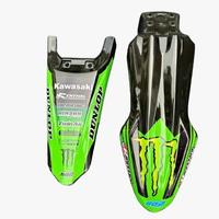 Gambar Spakbor Depan & Spakbor Belakang KLX 150 BF Dtracker New | Slebor Depan Slebor Belakang Klx Kawasaki | Motorcycle Striping | Non Striping Trail - Putih, BODY SAJA dari DuniaTrail undefined 4 Tokopedia