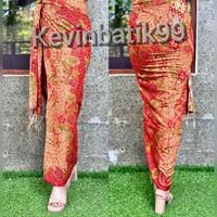 Gambar Kamen Sutra Paris Motif Terbaru Khas Bali Original Quallity Motif Mawar Ungu - oren dari KEVIN BATIK99 undefined 2 Tokopedia