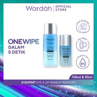 Gambar Wardah EyeXpert Eye & Lip Makeup Remover - Pembersih MakeUp Waterproof 50ml | 100ml - 50ml Makeup Remover dari Mega Beauty Fashindo undefined 4 Tokopedia