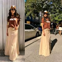 Gambar Rok jeans Paula A line tebal Wanita Panjang - M dari SafiraCollection Bintaro undefined 1 Tokopedia