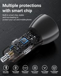 Gambar ACEFAST PWRup B6 Car Charger Mobil Digital Display PD Type-C Super Fast Charging Samsung Iphone dari HimTech undefined 5 Tokopedia