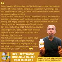 Gambar QnC Jelly Gamat membantu Patah Tulang dan Retak,  Pengapuran Tulang Sendi Keropos / Osteoporosis,  Patah Tulang Kaki / Tangan, Tulang Remuk, Fraktur Tulang, Tulang Bergeser, Tulang Retak, Penguat Tulang, Pelumas Sendi Lutut Kaku Sakit dari Healthy Best undefined 3 Tokopedia