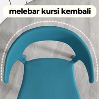 Gambar [COD] Orderly Life Kursi Teras Kursi Cafe Kursi Plastik Nordik Kursi Kopi Kursi Resto Kursi Plastik Kursi Kantor Kursi Pejabat Kursi Rumah Kursi Makan Kuwat lan awet  ora gampang rusak Modern lan ayua Puith Hitam Biru Minimalis Chairs Chairs Furniture - Putih dari Orderly Life . ID undefined 4 Tokopedia